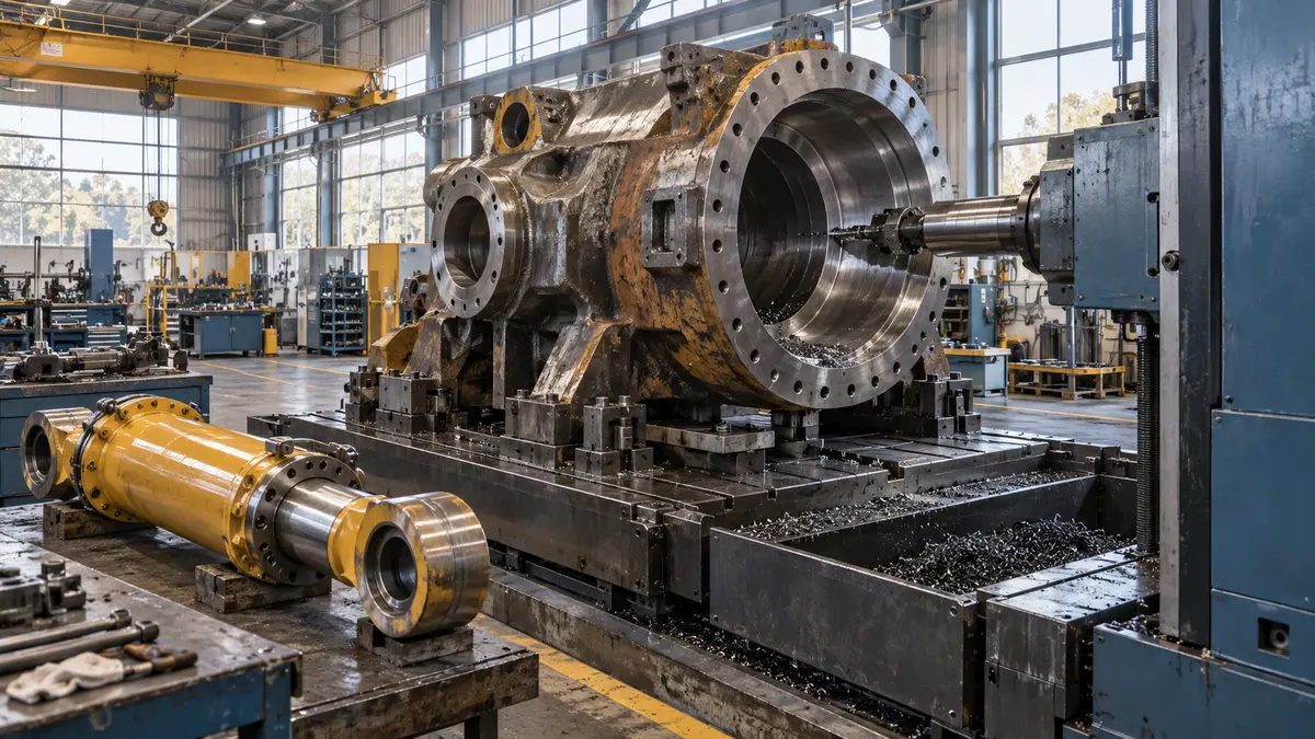 Mining equipment machining