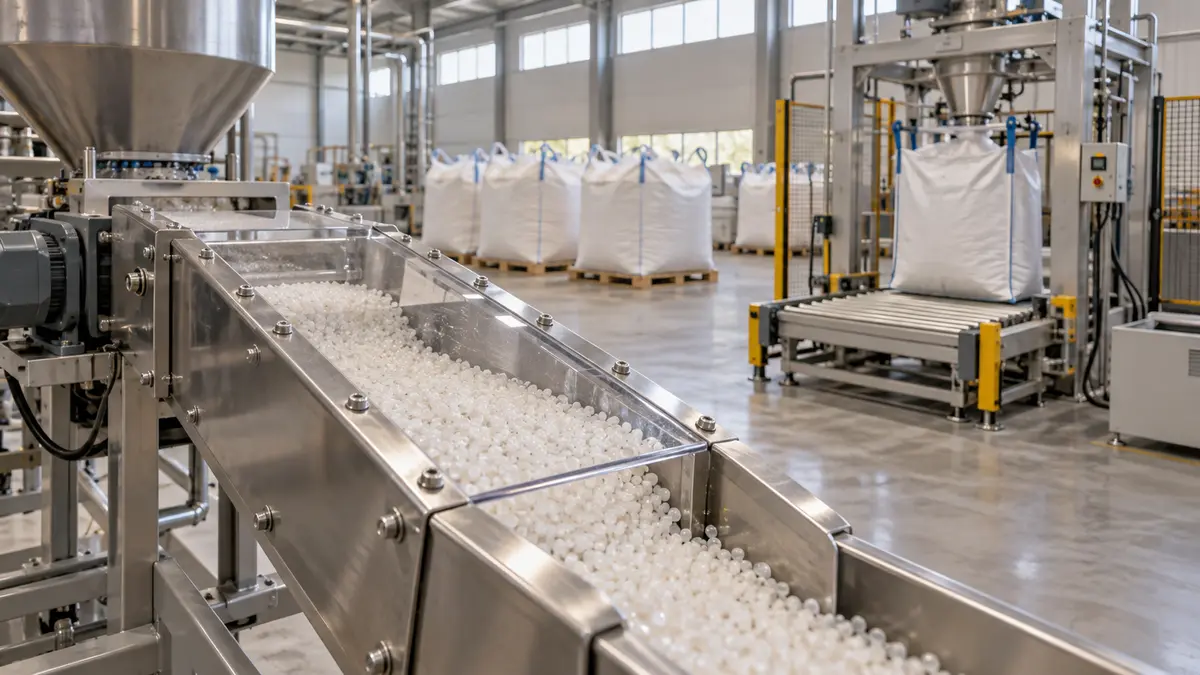 Polyethylene finishing and packaging