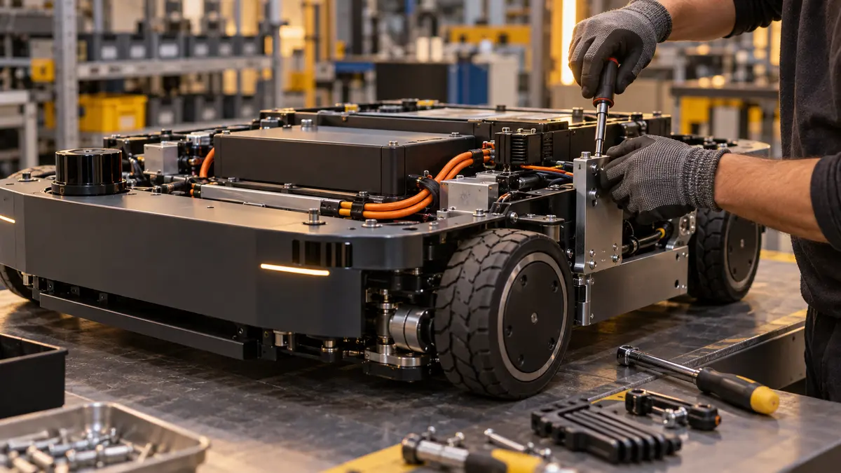 Mobile robot assembly Mobile robot assembly