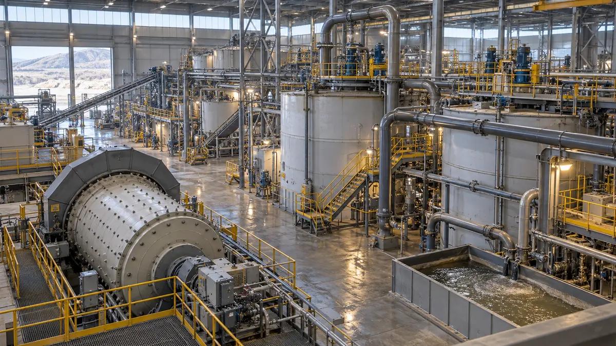 Gold processing operations