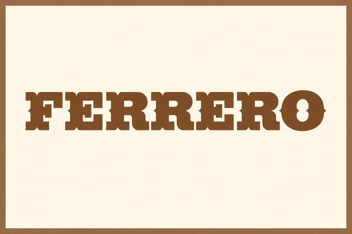Ferrero company identity Ferrero company identity