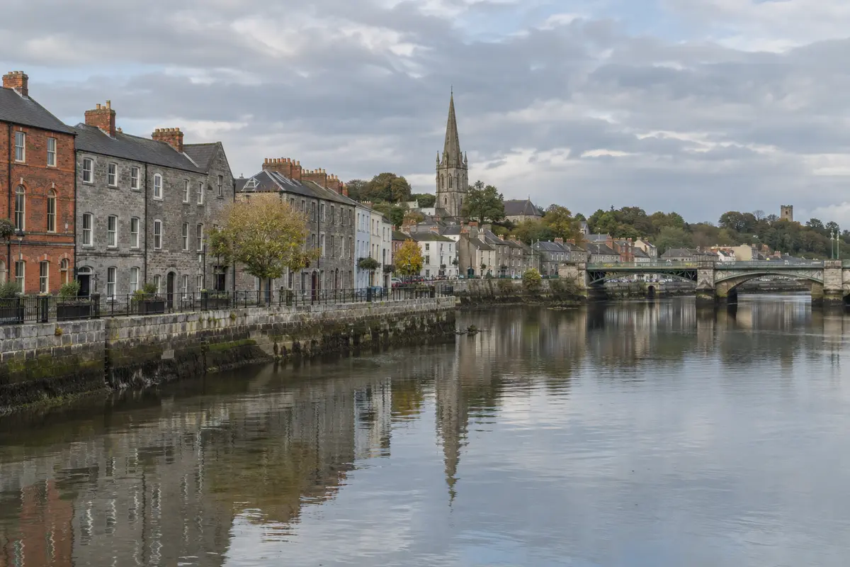 Drogheda riverside landscape Typical Drogheda riverside landscape