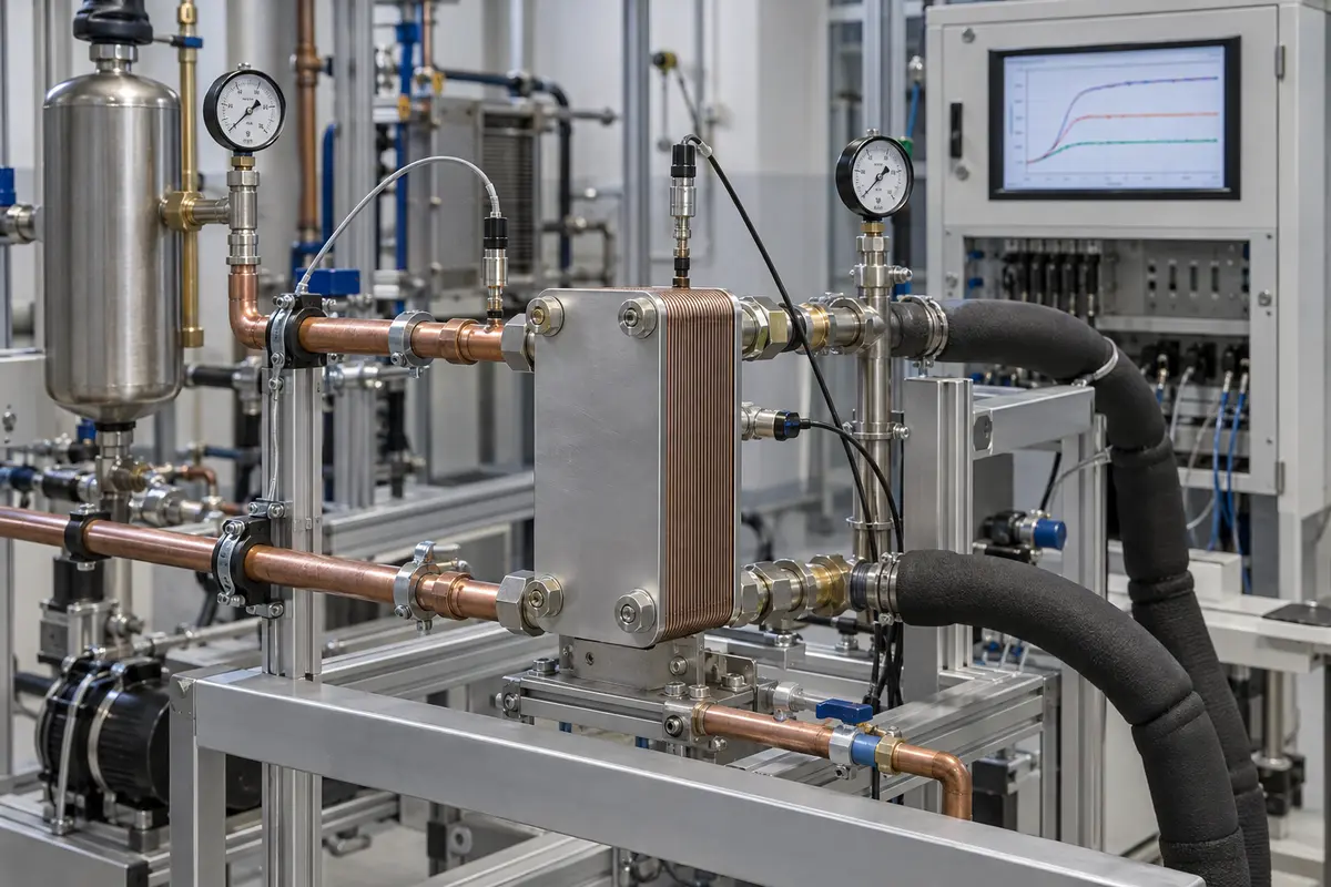 Thermal equipment testing area