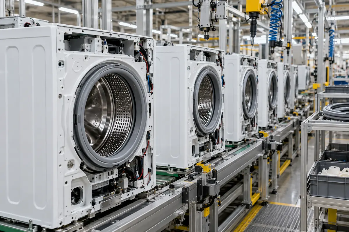 Washing-machine assembly line