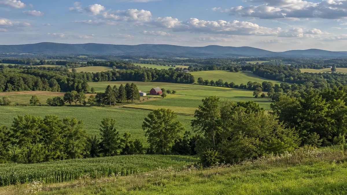 Pennsylvania fields and ridges