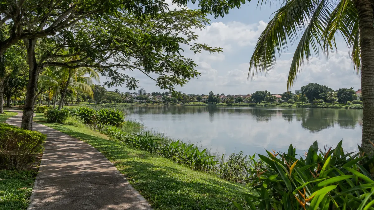Selangor landscape Selangor lakeside landscape
