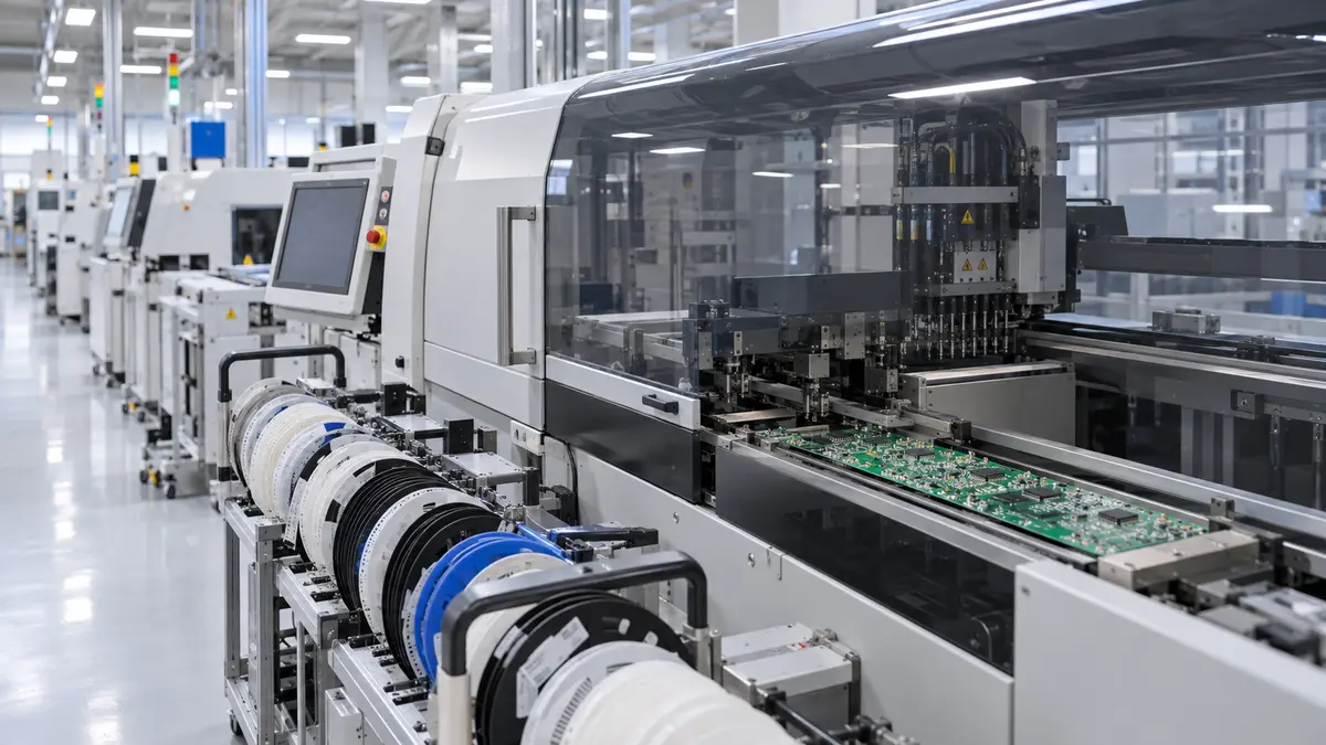 Electronics assembly line