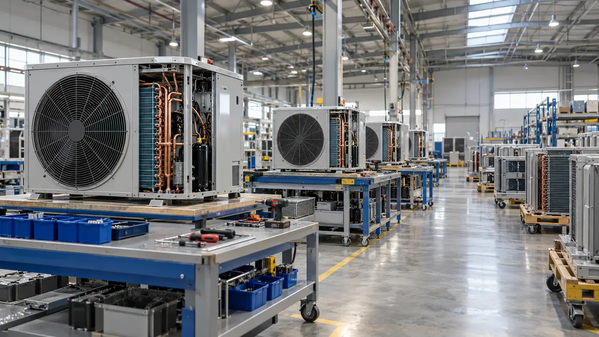 Heat pump equipment assembly