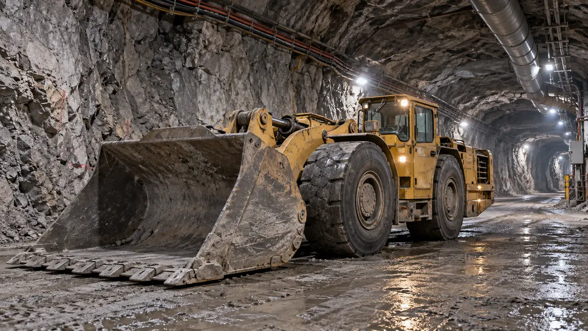 Underground mining equipment