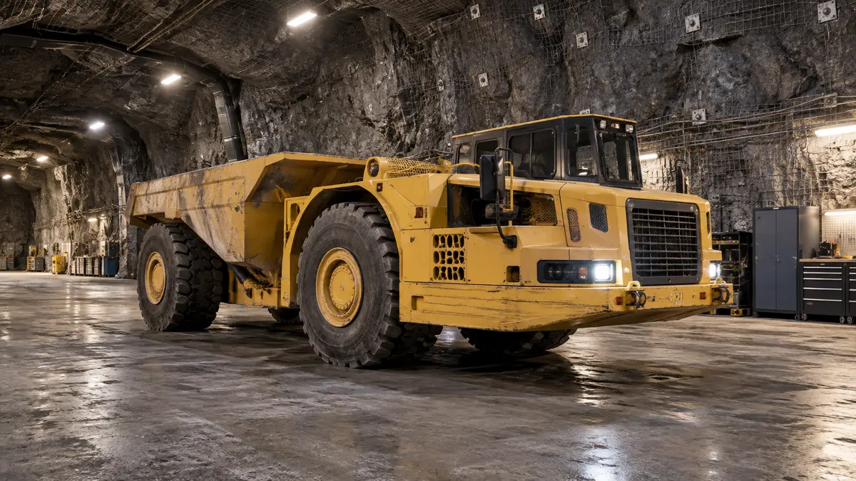 Underground mining equipment