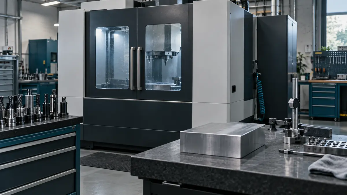 Precision machining workshop
