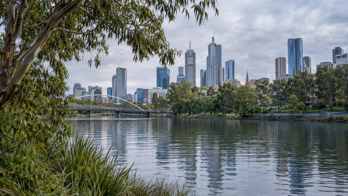 Melbourne riverside Melbourne riverside