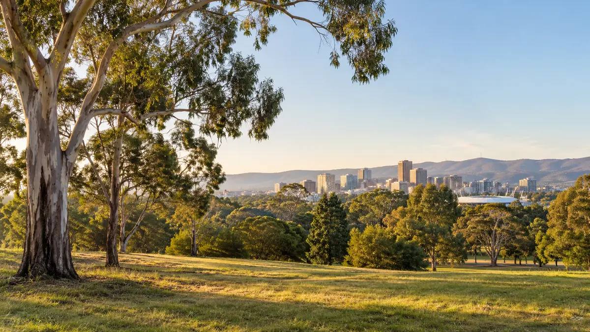 Adelaide parkland Adelaide parkland