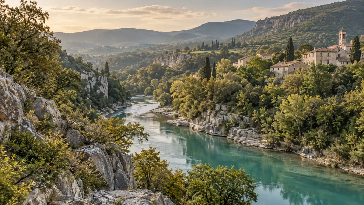 Northern Italian landscape Northern Italian landscape