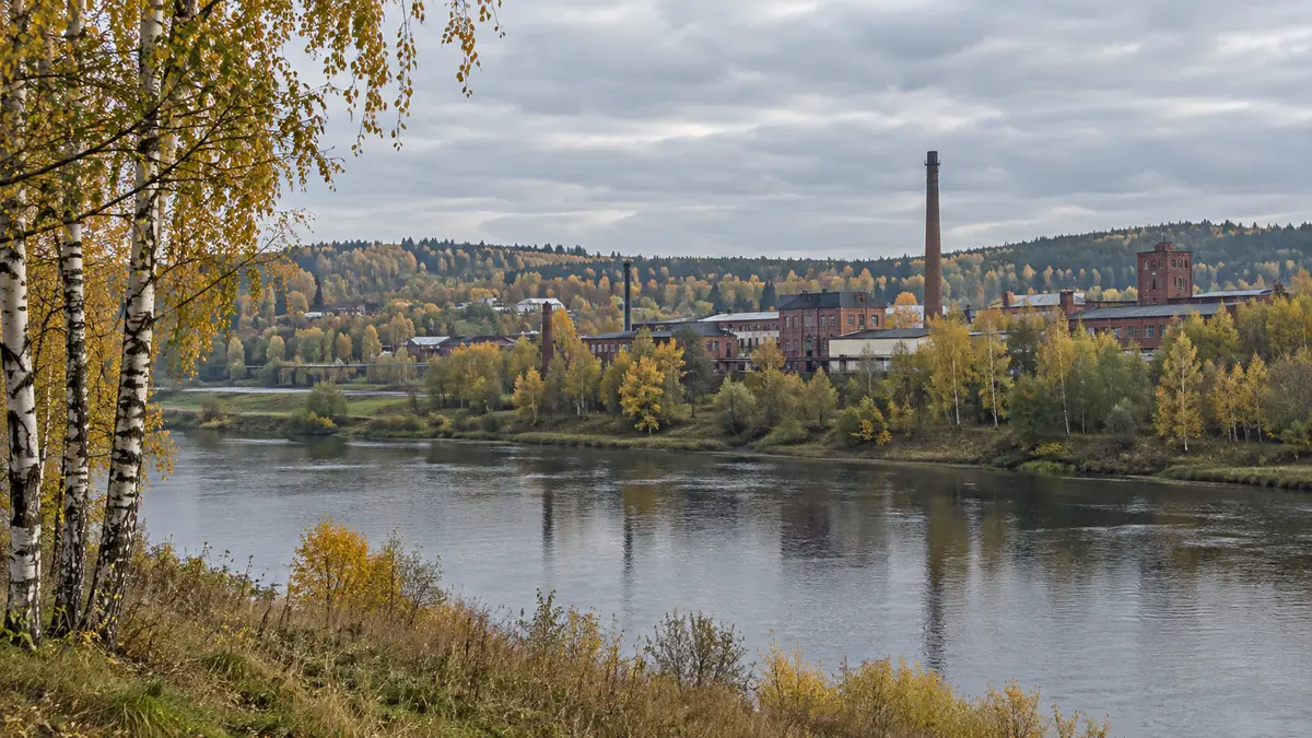 Russian industrial landscape Russian industrial landscape
