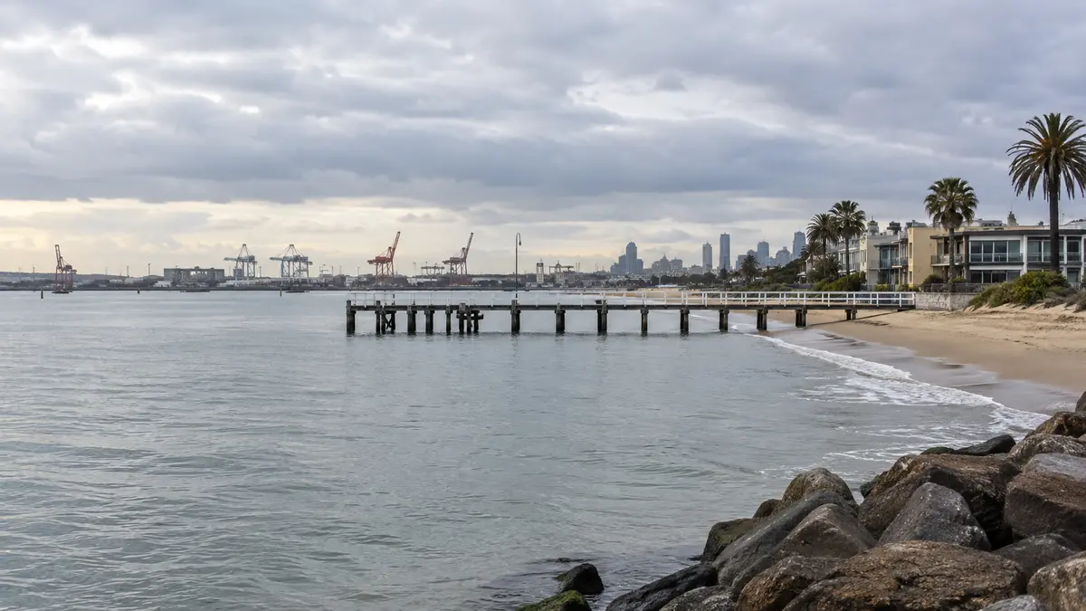 Port Melbourne waterfront Port Melbourne waterfront