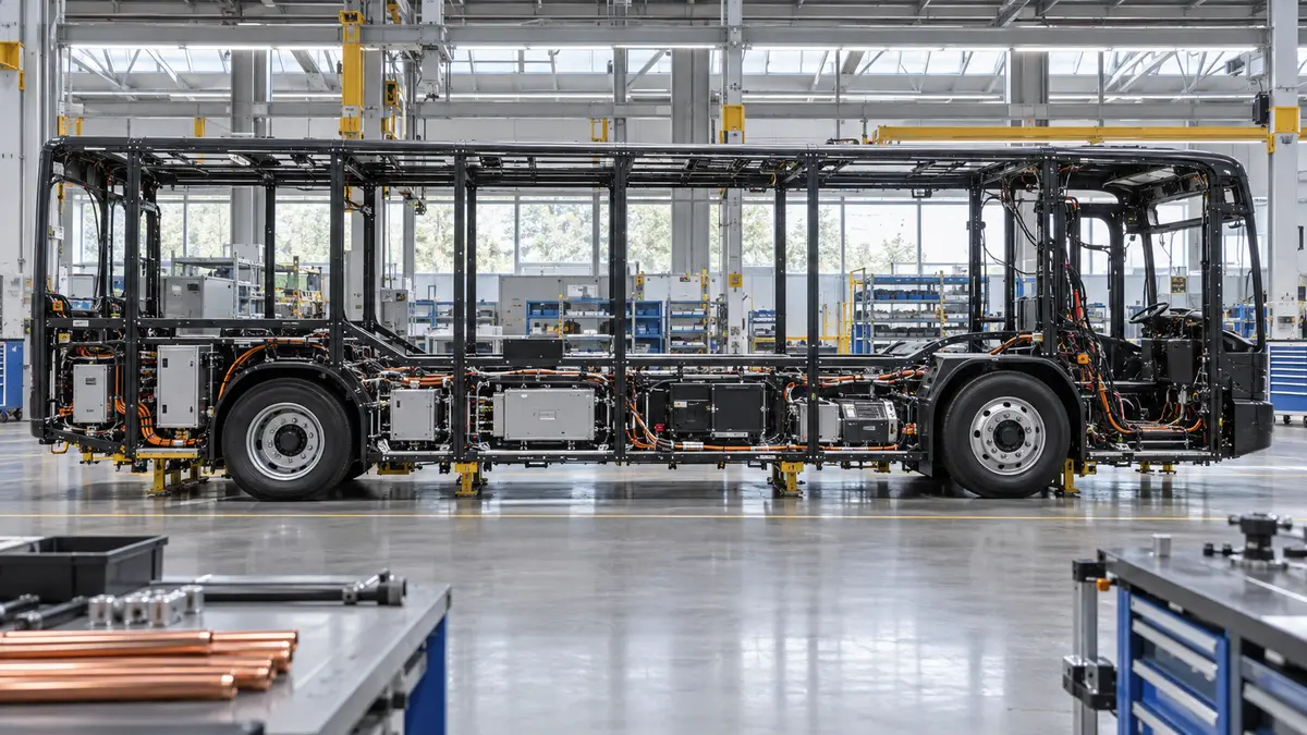 Bus chassis manufacturing