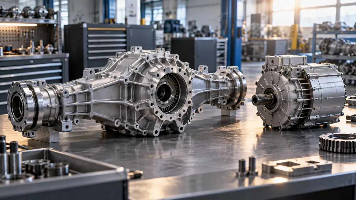 Electric axle components