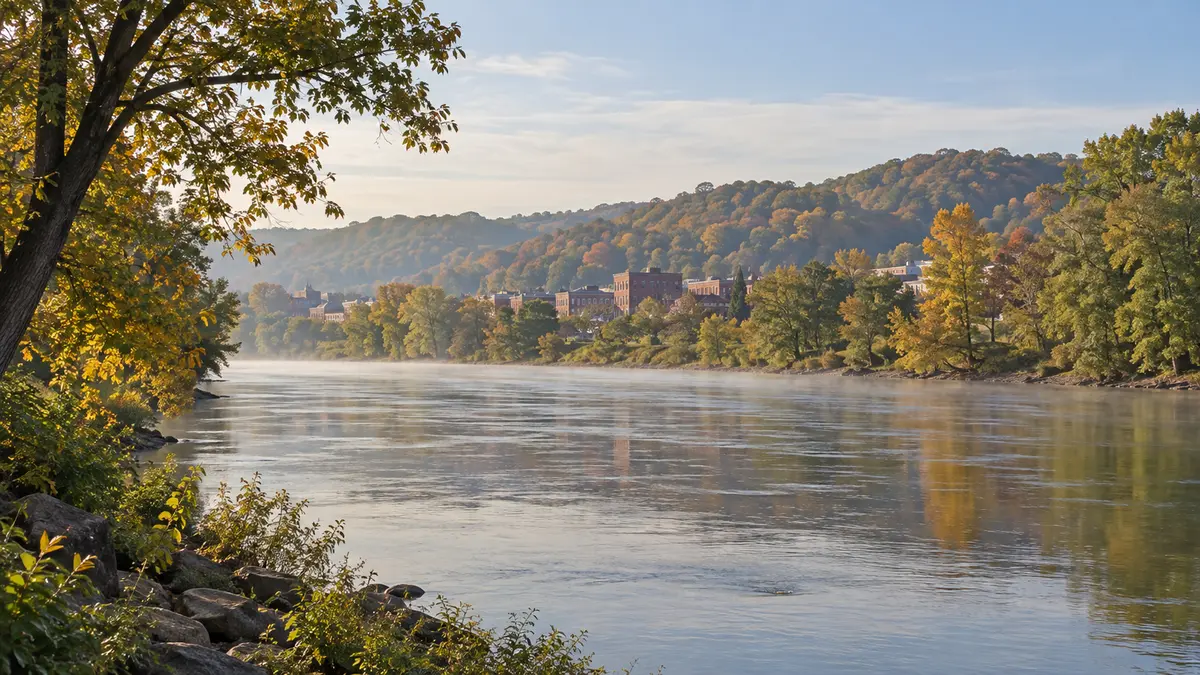 Ohio river landscape