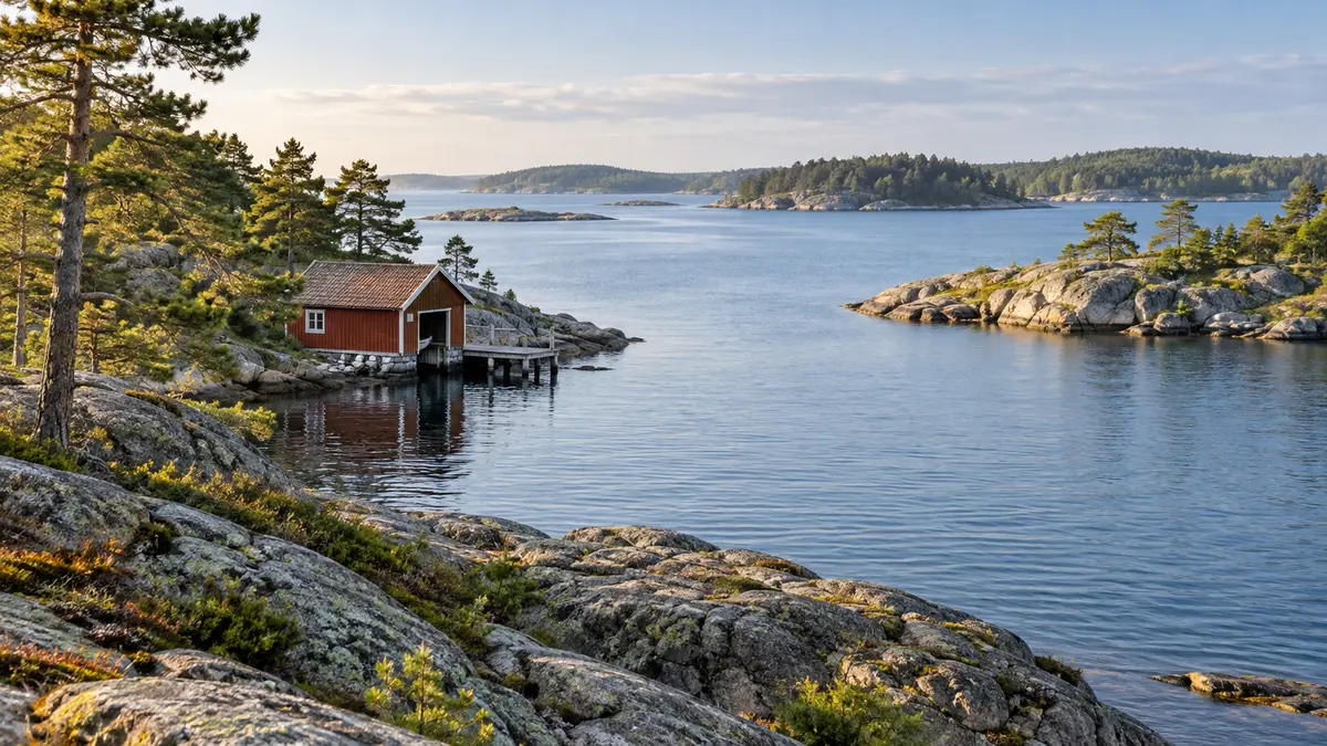 Swedish coastal landscape