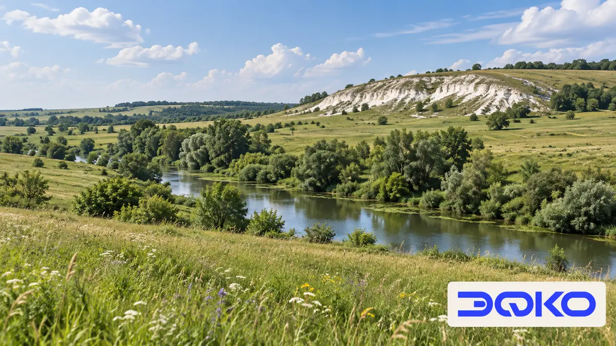 Белгородский лесостепной пейзаж
