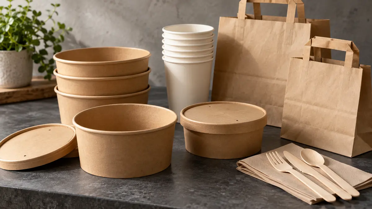 Foodservice product range Paper foodservice packaging
