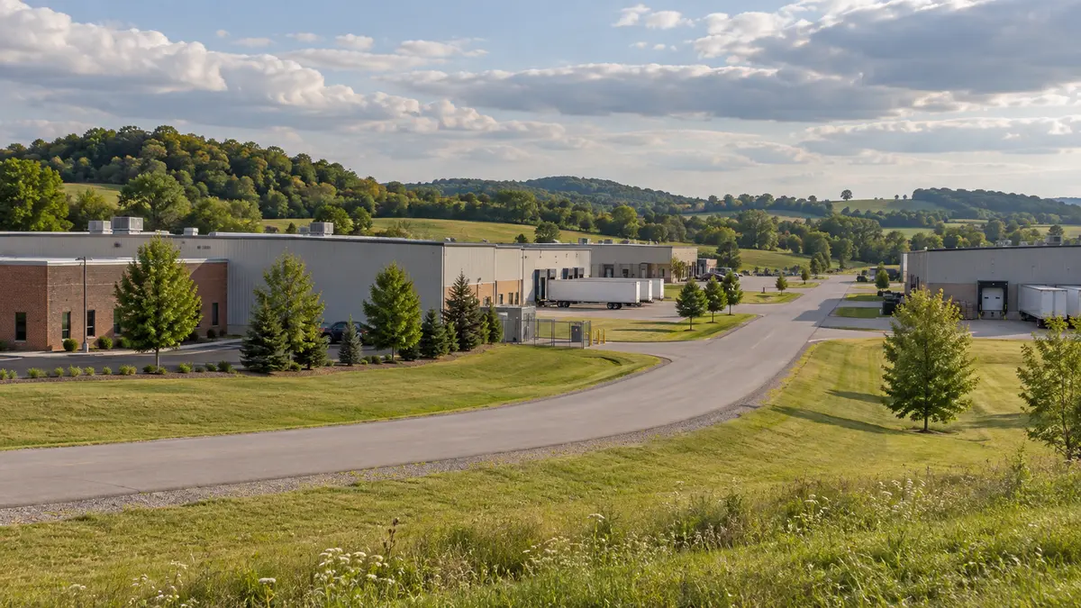 Industrial landscape in Kentucky
