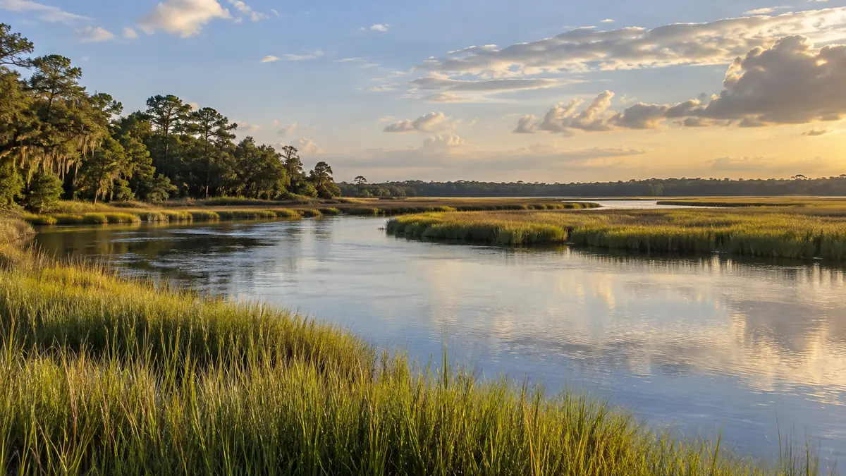 Charleston region coastal marsh