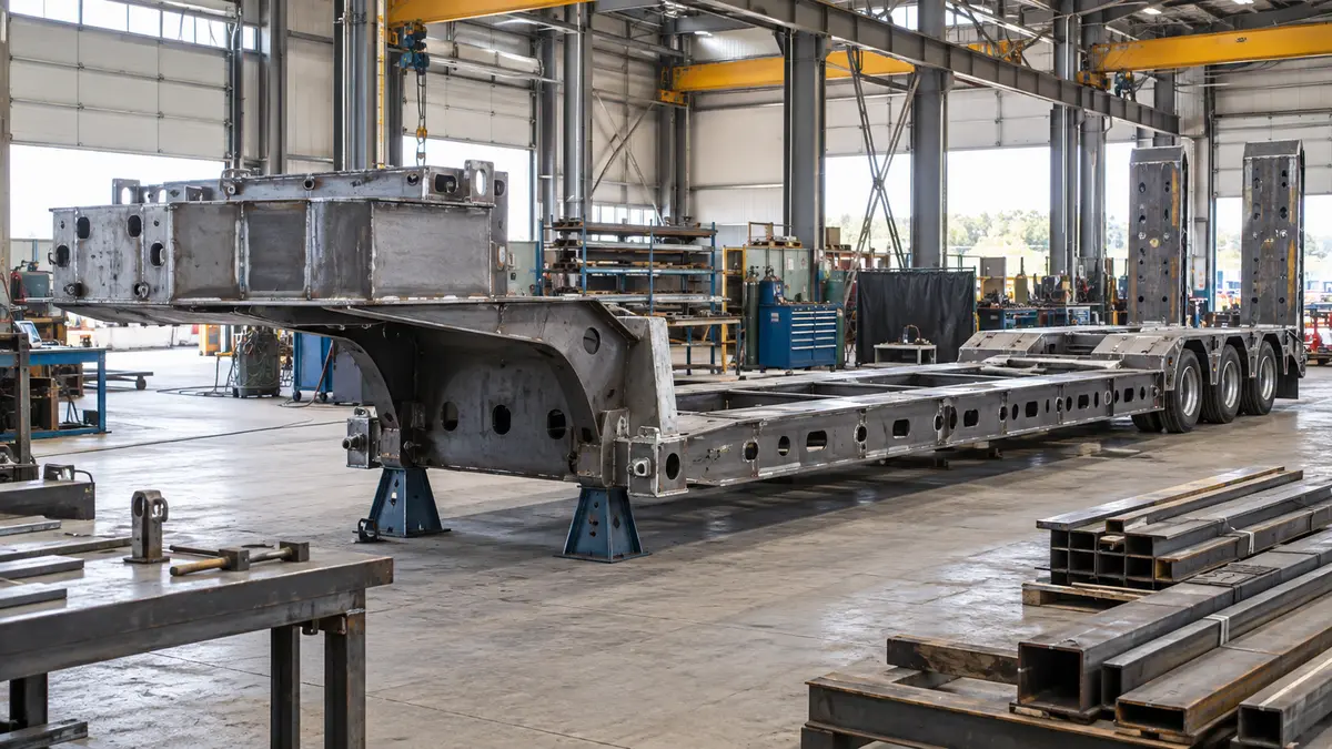 Heavy trailer fabrication