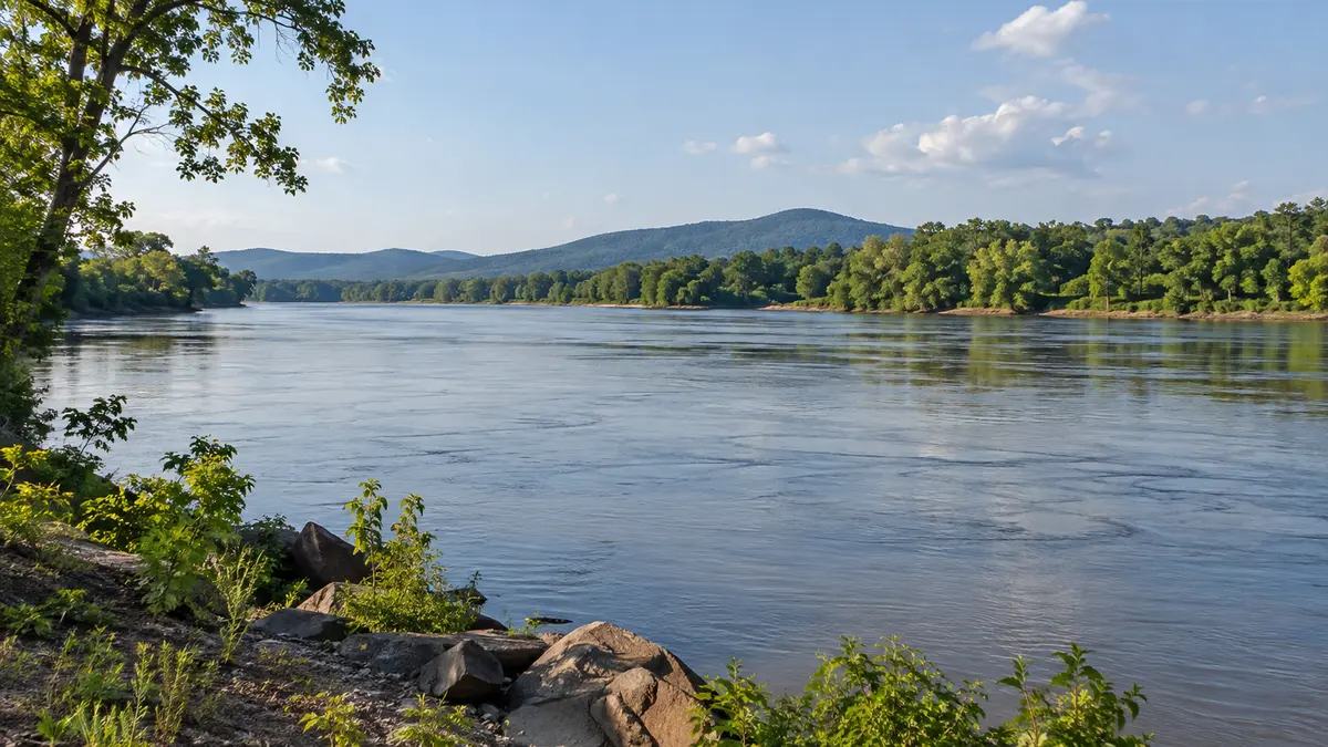 Arkansas River regional landscape