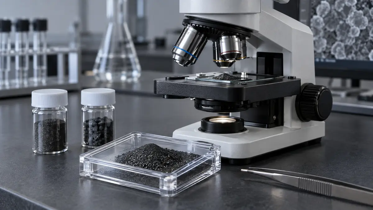 Graphite material inspection