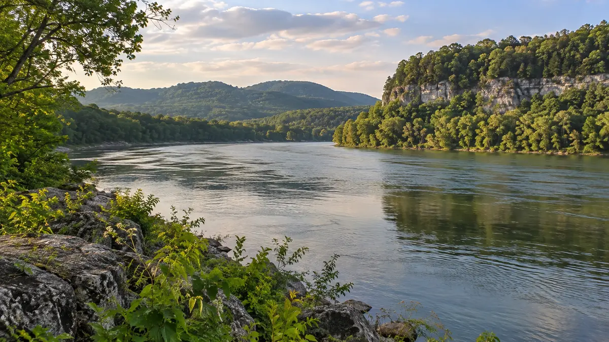 Chattanooga regional river landscape