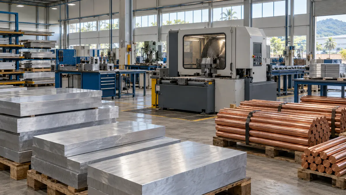 Aluminium processing workshop