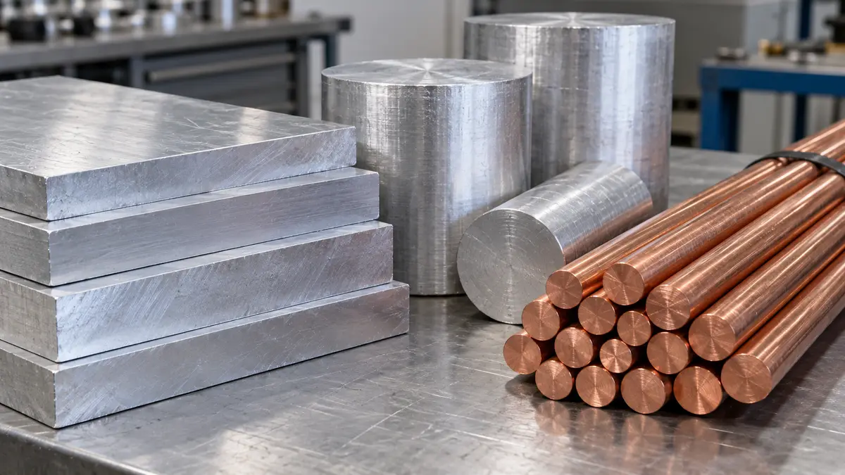 Semi-finished aluminium and copper products Semi-finished aluminium and copper products