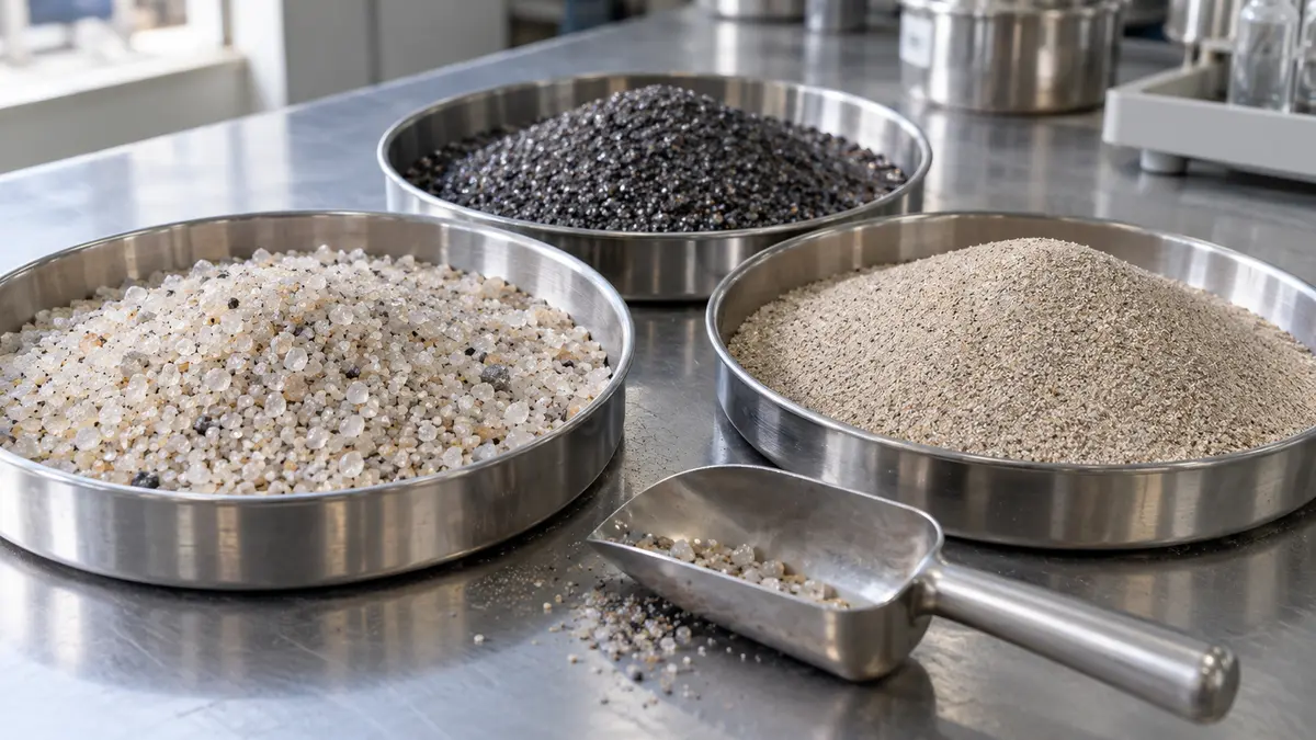 Mineral concentrate samples Mineral concentrate samples