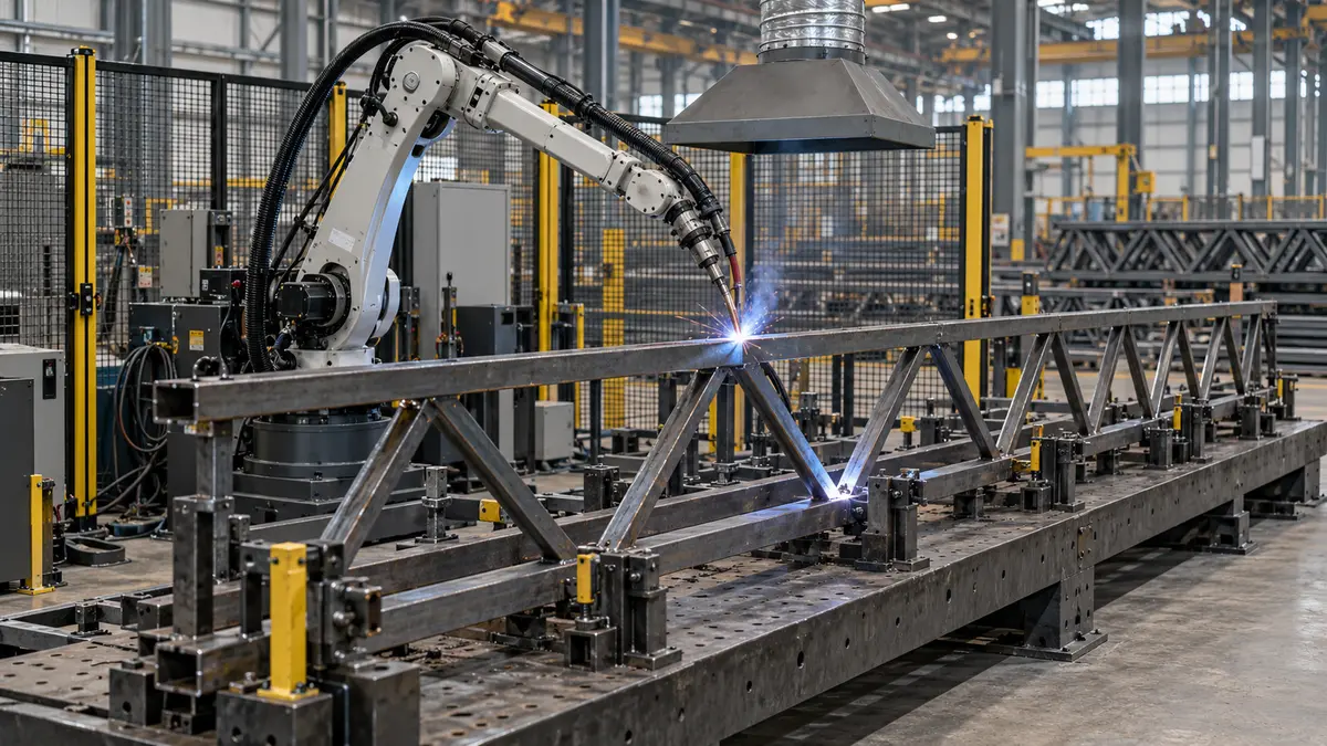 Robotic joist fabrication