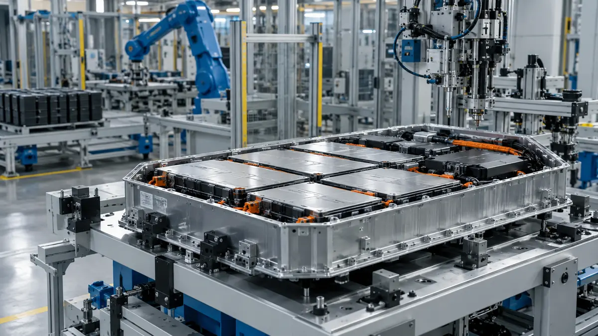 Automotive battery pack assembly